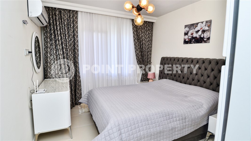 Квартира 1+1 большой площади с открытым видом в Махмутларе-id-8981-фото-5