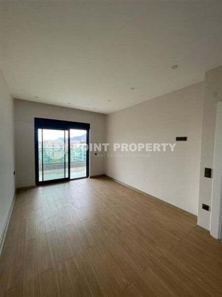 Просторный дуплекс 140 м² с видом на море и ВНЖ в районе Гюллерпынары, Аланья-id-9000-фото-6