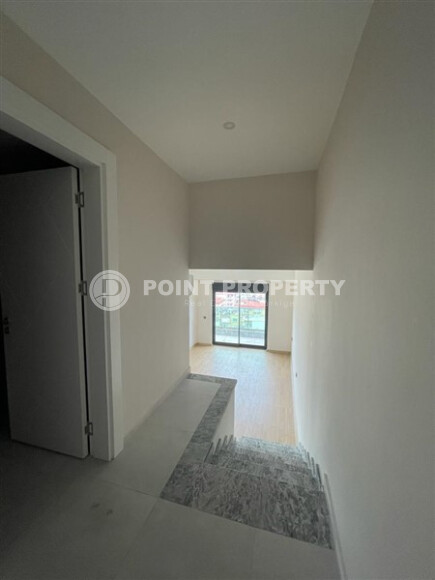 Просторный дуплекс 140 м² с видом на море и ВНЖ в районе Гюллерпынары, Аланья-id-9000-фото-8