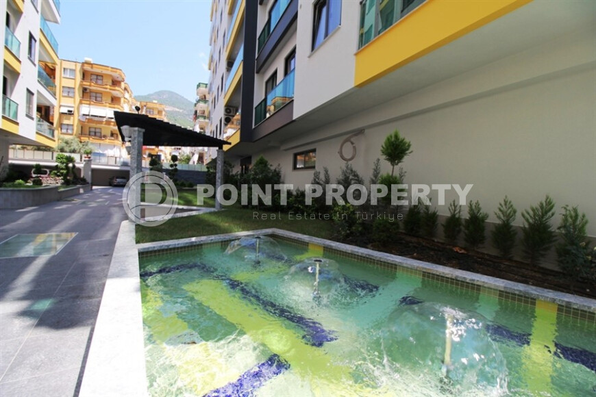 Просторный дуплекс 140 м² с видом на море и ВНЖ в районе Гюллерпынары, Аланья-id-9000-фото-19