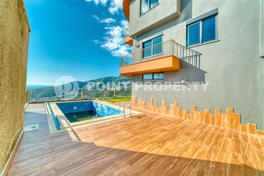 Потрясающая вилла с видом на море и гражданством в центре Аланьи, Бекташ-id-9032-фото-50