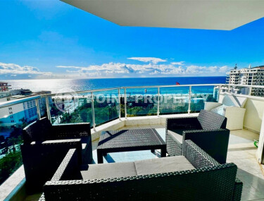 Светлая квартира 110 м² в Махмутларе с видом на море, в шаговой доступности от пляжа-id-9078-фото-2