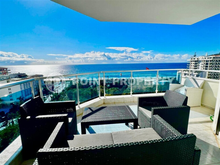 Светлая квартира 110 м² в Махмутларе с видом на море, в шаговой доступности от пляжа-id-9078-фото-2