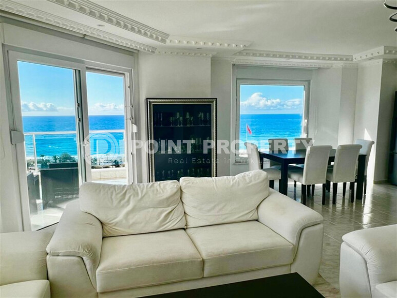 Светлая квартира 110 м² в Махмутларе с видом на море, в шаговой доступности от пляжа-id-9078-фото-3