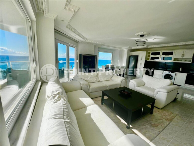 Светлая квартира 110 м² в Махмутларе с видом на море, в шаговой доступности от пляжа-id-9078-фото-4