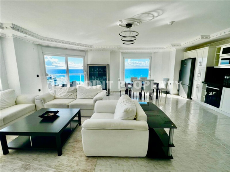 Светлая квартира 110 м² в Махмутларе с видом на море, в шаговой доступности от пляжа-id-9078-фото-6