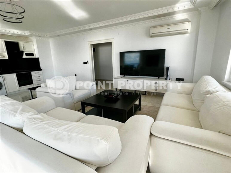 Светлая квартира 110 м² в Махмутларе с видом на море, в шаговой доступности от пляжа-id-9078-фото-7