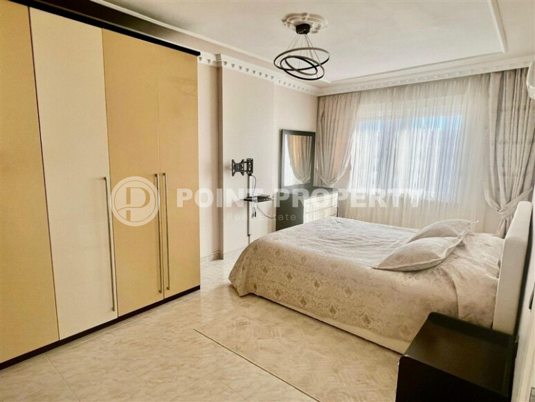 Светлая квартира 110 м² в Махмутларе с видом на море, в шаговой доступности от пляжа-id-9078-фото-10