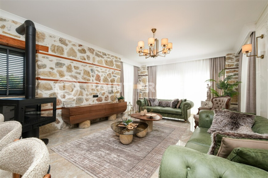 Стильная вилла 200 м² с видом на море в районе Каргыджак-id-9083-фото-3