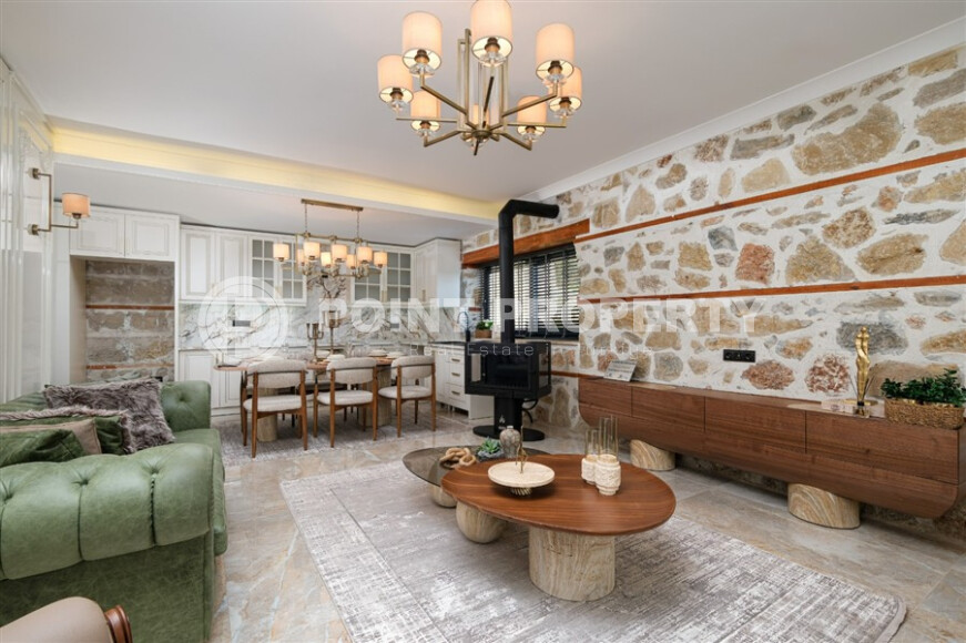 Стильная вилла 200 м² с видом на море в районе Каргыджак-id-9083-фото-6