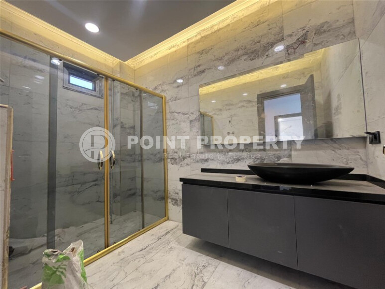 Duplex - 200 m² villa with stunning sea views in Gözükücüklu, Alanya-id-9089-photo-12