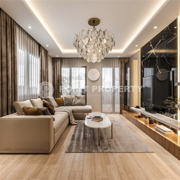 Новый проект от надежного застройщика - комплекс с комфортными квартирами 53 м² и 92 м² в Мерсине, в 550 метрах от моря-id-9100-фото-5