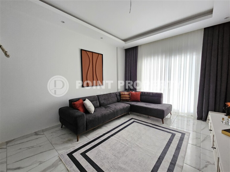 Стильная квартира 50 м² в центре Аланьи, недалеко от пляжа Клеопатры-id-9105-фото-2