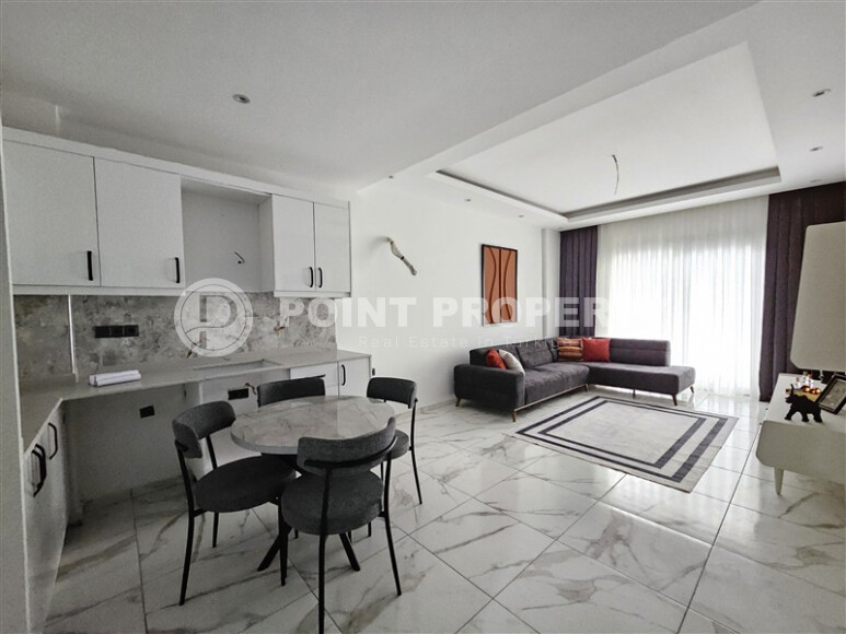 Стильная квартира 50 м² в центре Аланьи, недалеко от пляжа Клеопатры-id-9105-фото-3