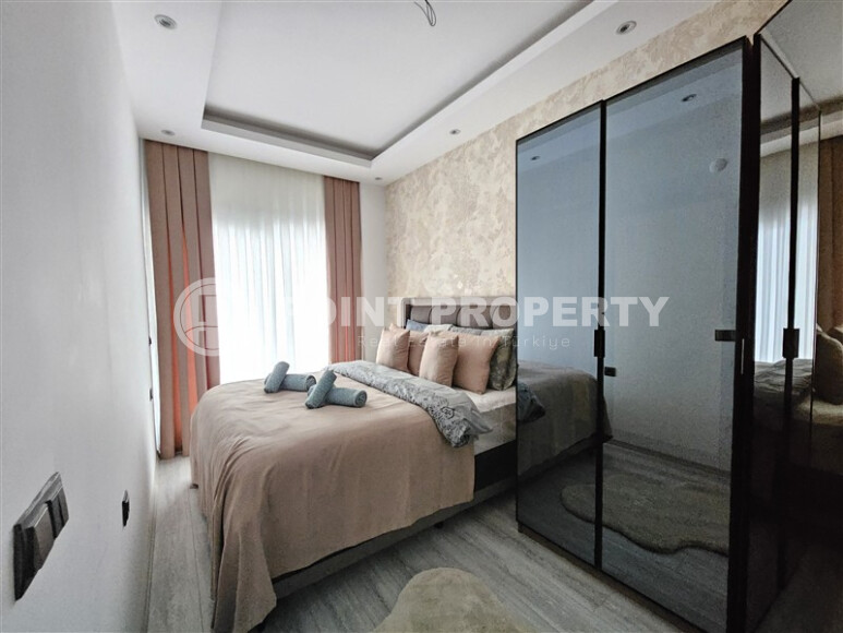 Стильная квартира 50 м² в центре Аланьи, недалеко от пляжа Клеопатры-id-9105-фото-6