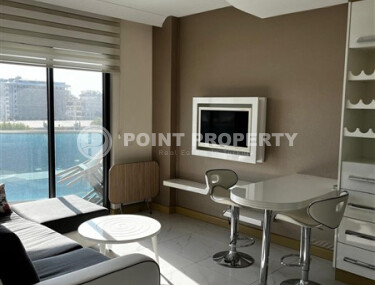 Уютная квартира 40 м² в центре Аланьи недалеко от пляжа Клеопатры, ВНЖ-id-9107-фото-2