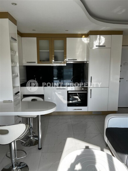 Уютная квартира 40 м² в центре Аланьи недалеко от пляжа Клеопатры, ВНЖ-id-9107-фото-4