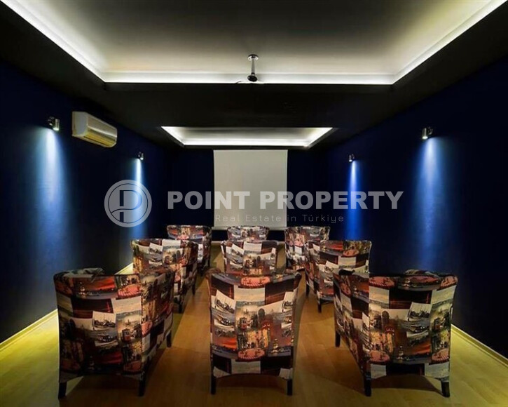 Уютная квартира 40 м² в центре Аланьи недалеко от пляжа Клеопатры, ВНЖ-id-9107-фото-12