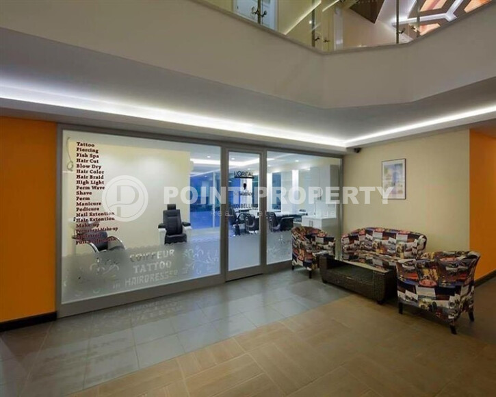 Уютная квартира 40 м² в центре Аланьи недалеко от пляжа Клеопатры, ВНЖ-id-9107-фото-21