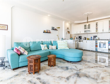 Светлая квартира 120 м² в районе Тосмур с видом на море и ВНЖ-id-9112-фото-2