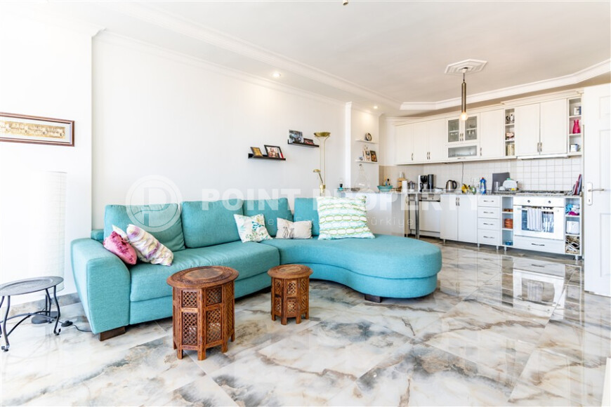 Светлая квартира 120 м² в районе Тосмур с видом на море и ВНЖ-id-9112-фото-2