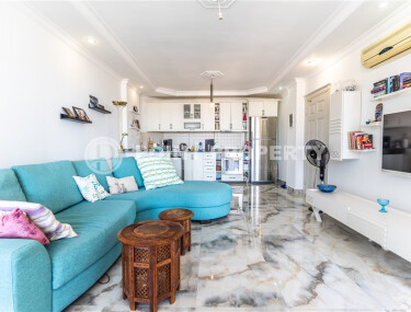 Светлая квартира 120 м² в районе Тосмур с видом на море и ВНЖ-id-9112-фото-3