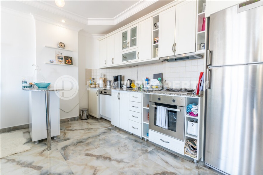 Светлая квартира 120 м² в районе Тосмур с видом на море и ВНЖ-id-9112-фото-6