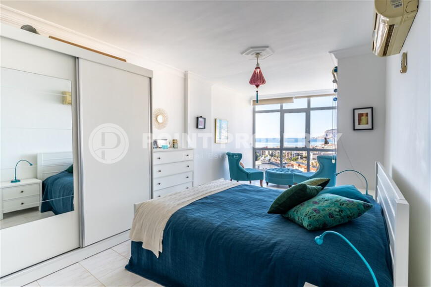 Светлая квартира 120 м² в районе Тосмур с видом на море и ВНЖ-id-9112-фото-9