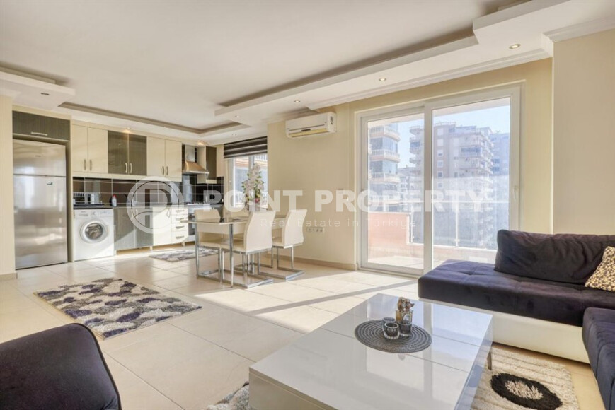 Двухуровневая квартира 110 м² с мебелью в Махмутларе рядом с морем-id-9122-фото-3