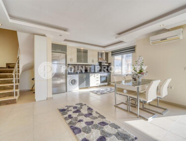 Двухуровневая квартира 110 м² с мебелью в Махмутларе рядом с морем-id-9122-фото-5