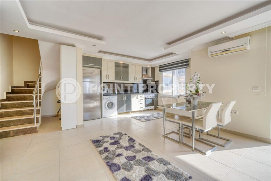 Двухуровневая квартира 110 м² с мебелью в Махмутларе рядом с морем-id-9122-фото-5