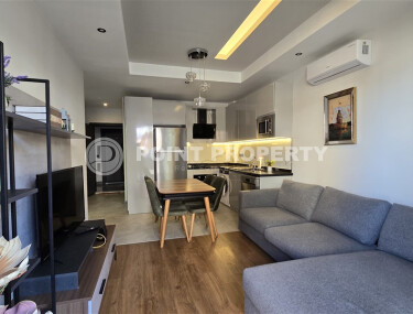 Стильная квартира, 50 м², центр Аланьи – пляж Клеопатры-id-9156-фото-2