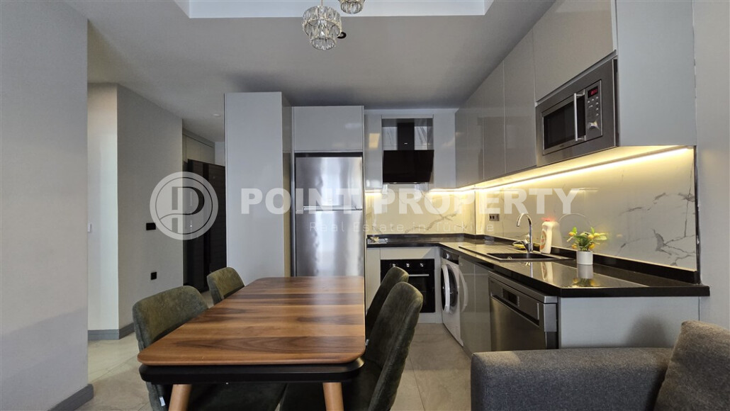 Стильная квартира, 50 м², центр Аланьи – пляж Клеопатры-id-9156-фото-3