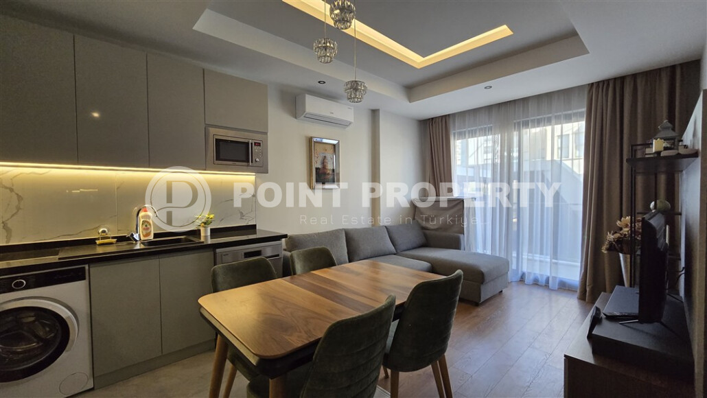 Стильная квартира, 50 м², центр Аланьи – пляж Клеопатры-id-9156-фото-4