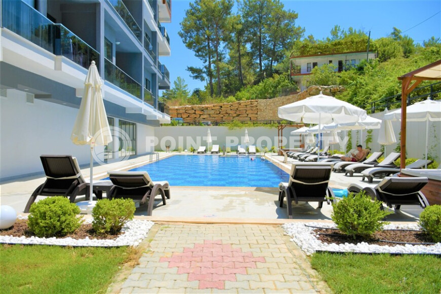 Светлая квартира в хорошем комплексе, 50 м², Авсаллар-id-9177-фото-10