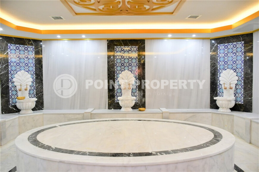 Светлая квартира в хорошем комплексе, 50 м², Авсаллар-id-9177-фото-11