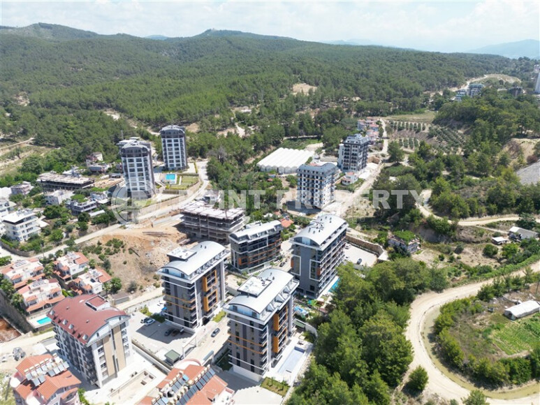 Светлая квартира в хорошем комплексе, 50 м², Авсаллар-id-9177-фото-13