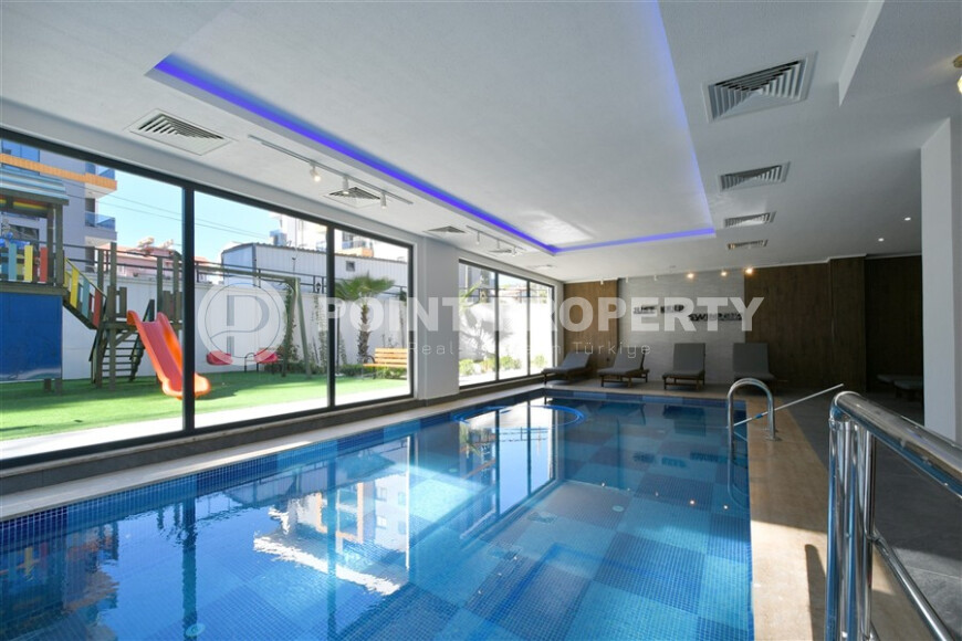 Светлая квартира в хорошем комплексе, 50 м², Авсаллар-id-9177-фото-17