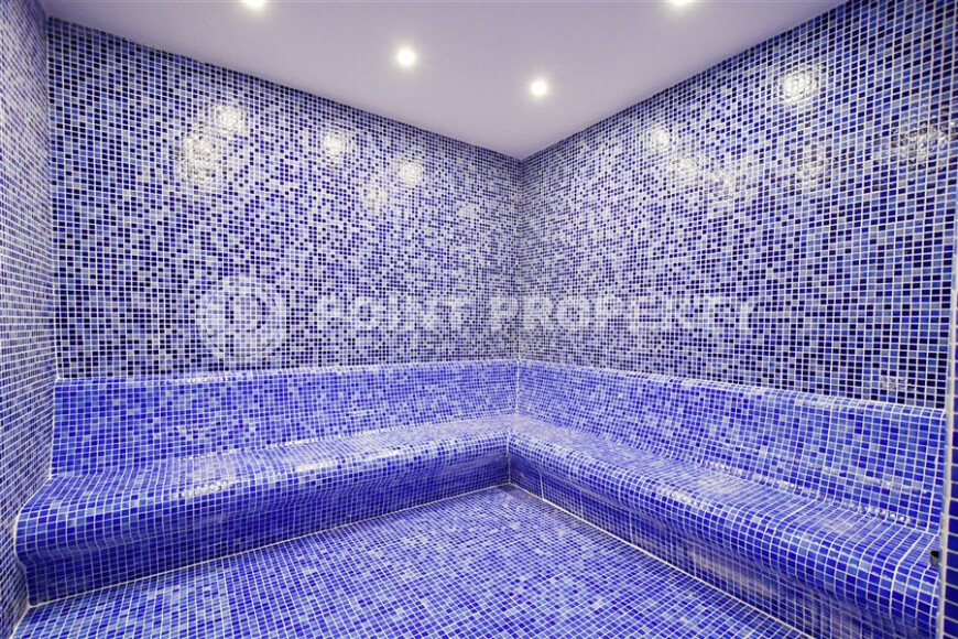 Светлая квартира в хорошем комплексе, 50 м², Авсаллар-id-9177-фото-18