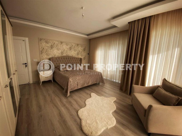Просторный садовый дуплекс, 140 м², Оба-id-9185-фото-4