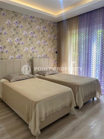 Просторный садовый дуплекс, 140 м², Оба-id-9185-фото-5