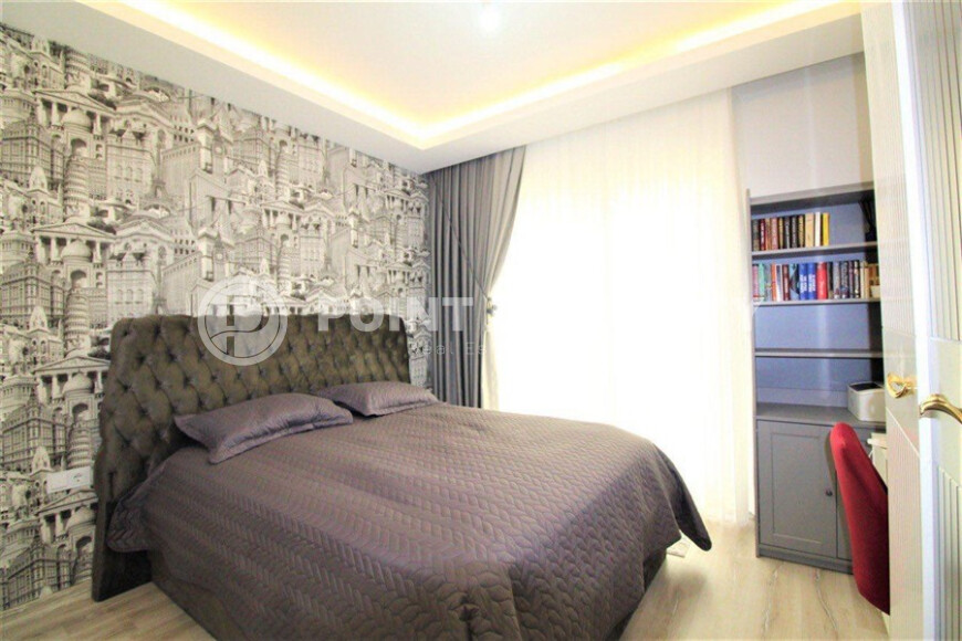 Просторный садовый дуплекс, 140 м², Оба-id-9185-фото-6