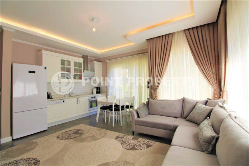 Просторный садовый дуплекс, 140 м², Оба-id-9185-фото-10