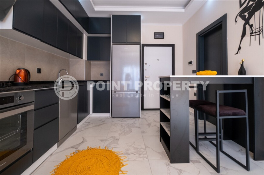 Стильная квартира 1+1 в центре Аланьи рядом с пляжем Кейкубат-id-9196-фото-4