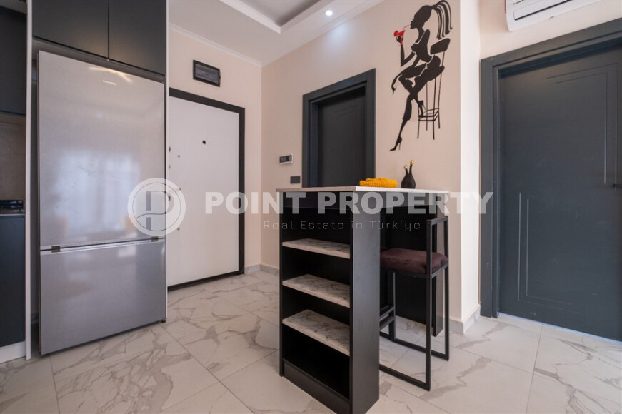 Стильная квартира 1+1 в центре Аланьи рядом с пляжем Кейкубат-id-9196-фото-5