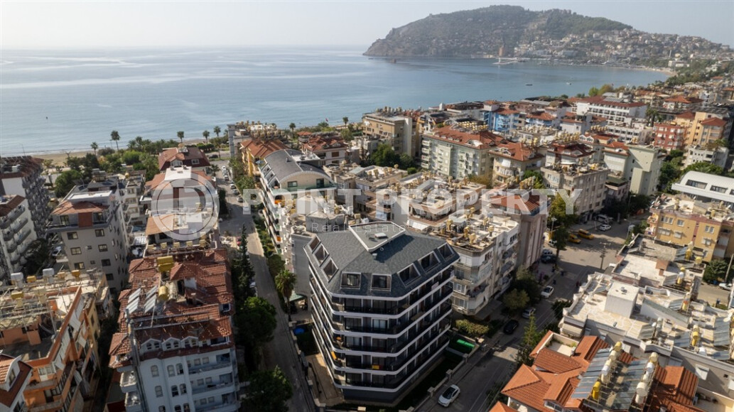 Стильная квартира 1+1 в центре Аланьи рядом с пляжем Кейкубат-id-9196-фото-12