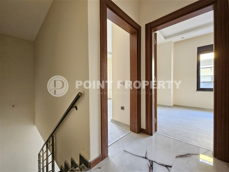 Просторный дублекс с личным садом  в новом доме в тихом районе Хасбахче-id-9205-фото-9