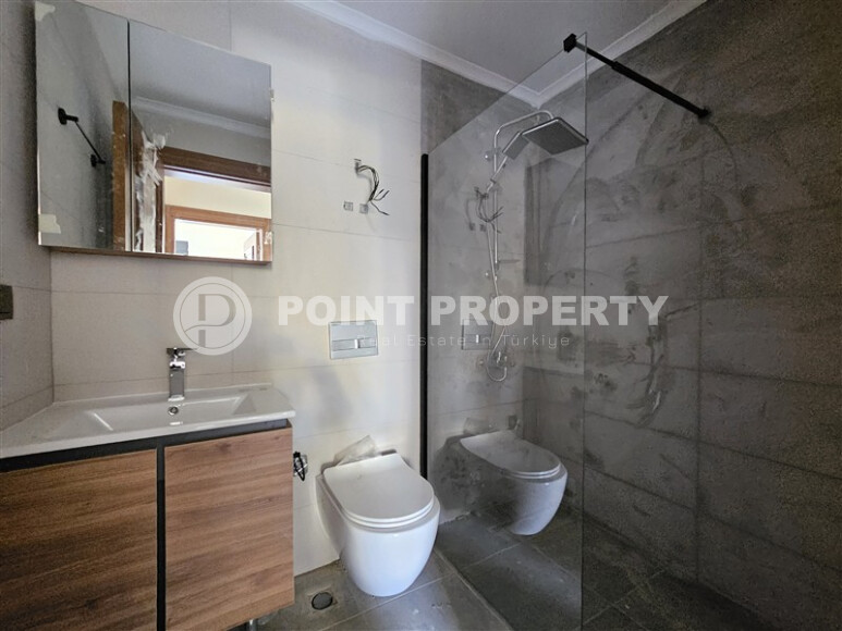 Просторный дублекс с личным садом  в новом доме в тихом районе Хасбахче-id-9205-фото-11