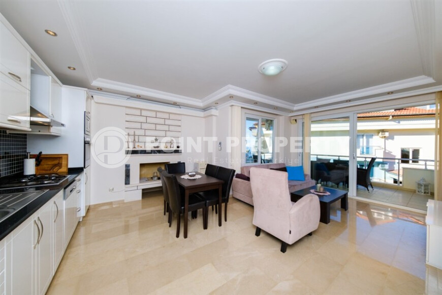 Светлый садовый дуплекс 135 м² в Конаклы, ВНЖ-id-9212-фото-2