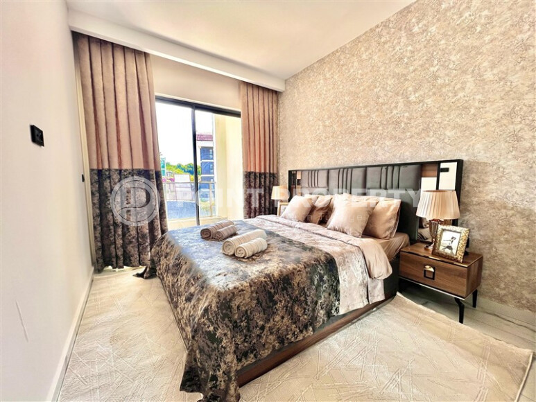 Недорогая квартира 1+1 с новой мебелью и дизайнерским ремонтом в районе Каргыджак-id-9220-фото-4